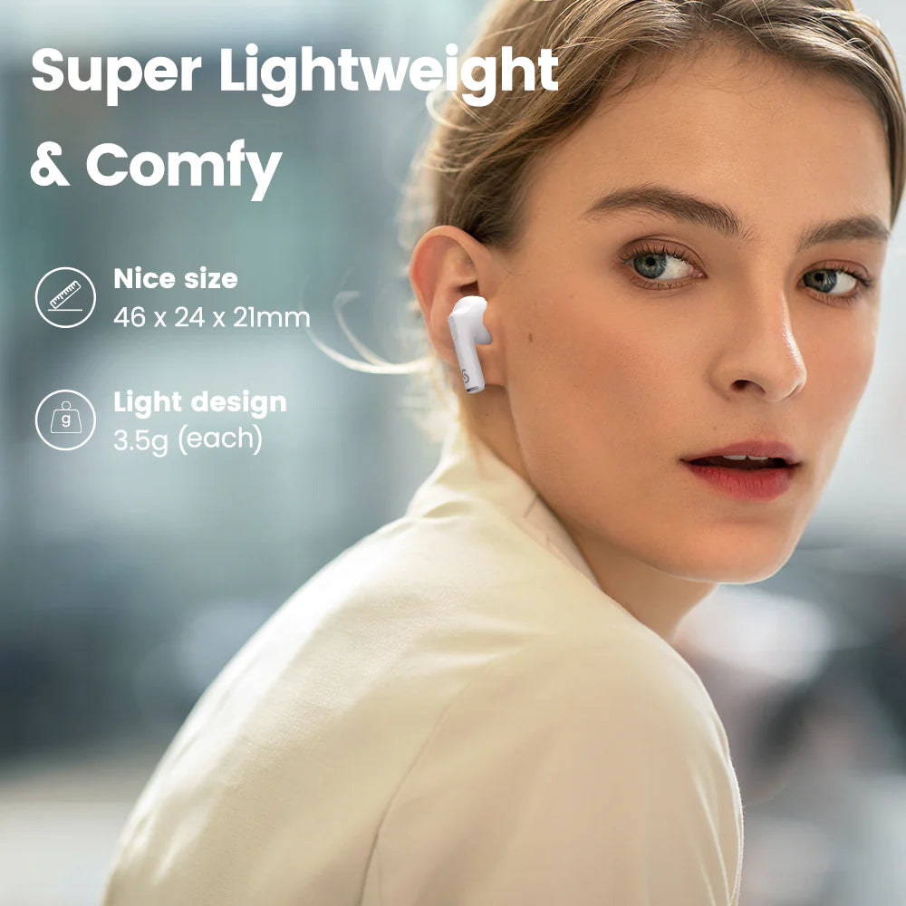 Sounarc Q1 TWS earbuds lightweight comfortable fit