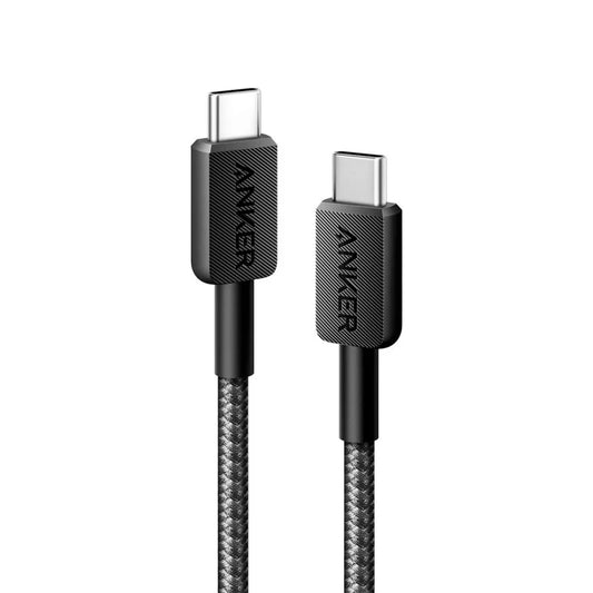 Anker 322 Braided USB-C to USB-C Cable 60W 3ft Black