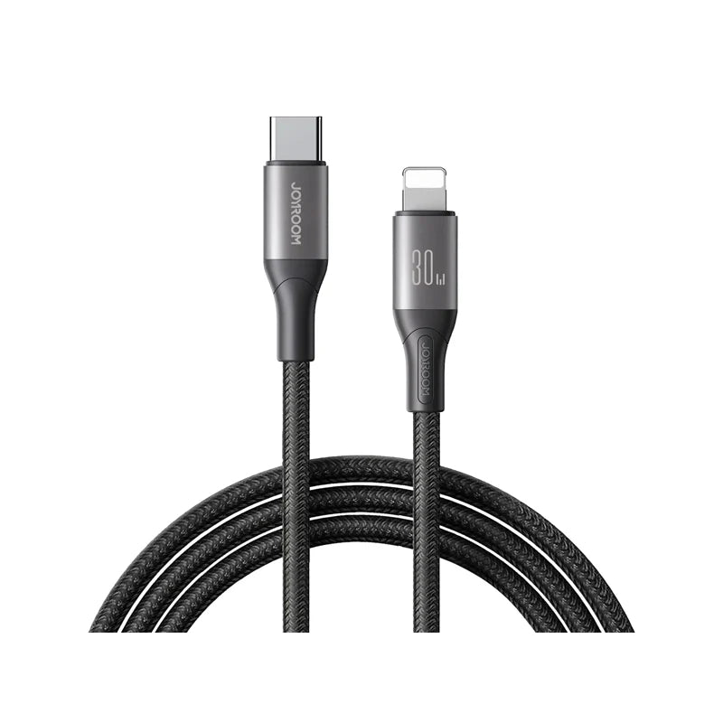Joyroom 30W PD Type-C to Lightning Cable 2m nylon braided fast charging