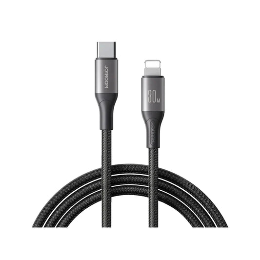 Joyroom 30W PD Type-C to Lightning Cable 2m nylon braided fast charging