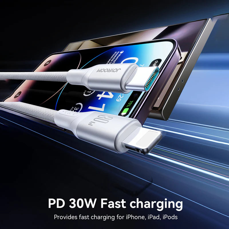 Joyroom 30W PD Lightning cable with fast charging chip