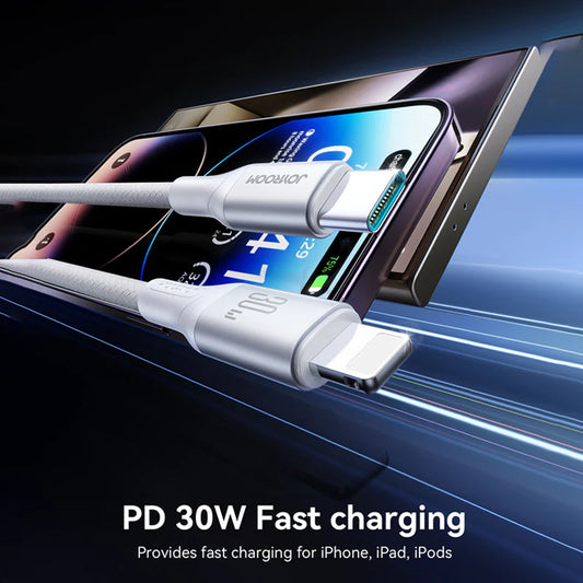 Joyroom 30W PD Lightning cable with fast charging chip