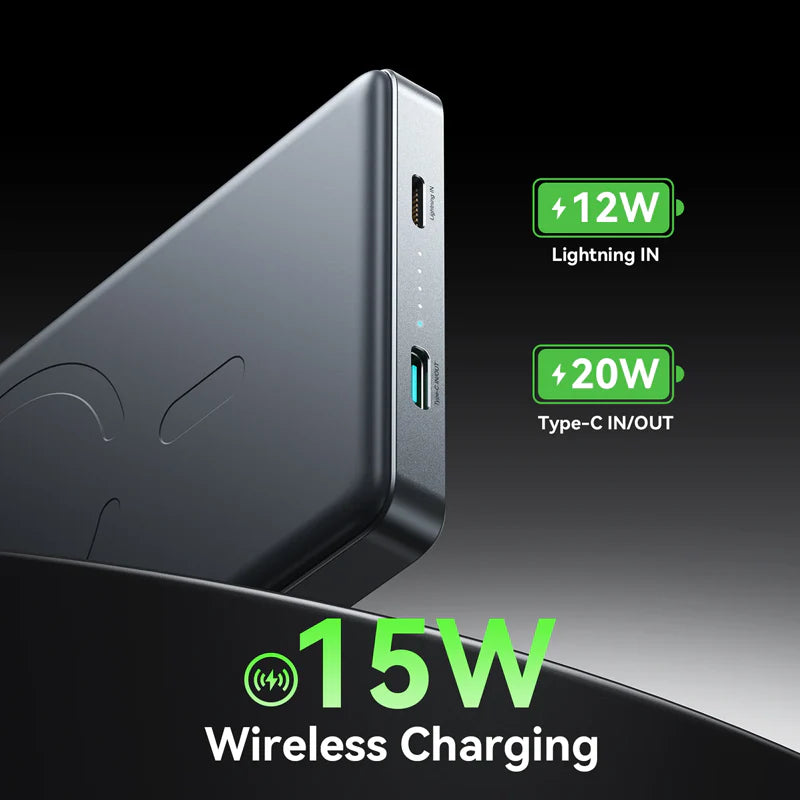 Joyroom JR-PBM08 Pro 10000mAh power bank 15W wireless 20W wired fast charging