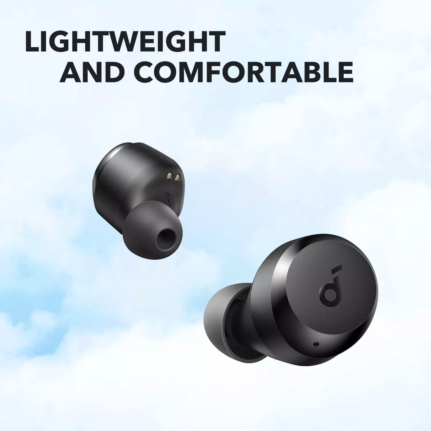 Lightweight and comfortable earbuds design