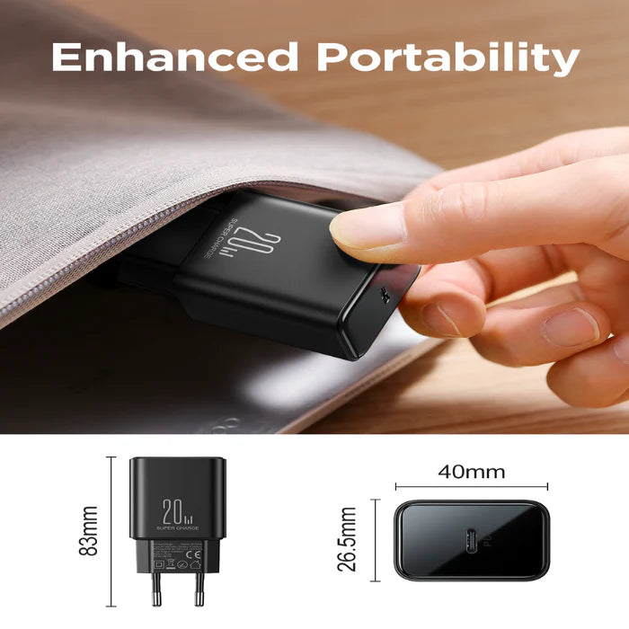 Joyroom PD 20W charger compact portable travel friendly