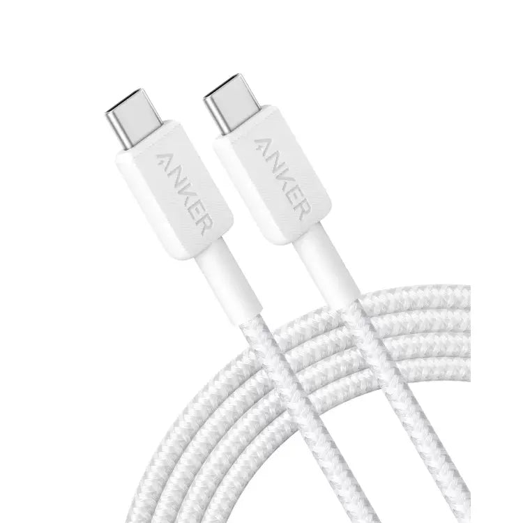 Anker 322 White USB-C to USB-C Cable 60W 3ft - White