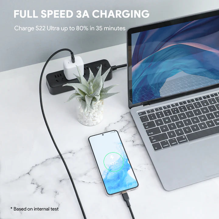 Aukey CB-NCC1 fast charging laptop and phone