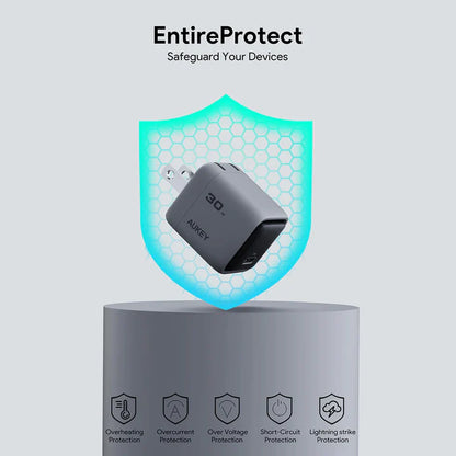 Aukey Comet PA-C1 charger safety protection system