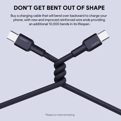 Aukey CB-NCC1 anti-bending durability test