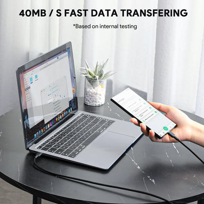 Aukey CB-NCC1 60W USB-C cable data transfer 40MB/s