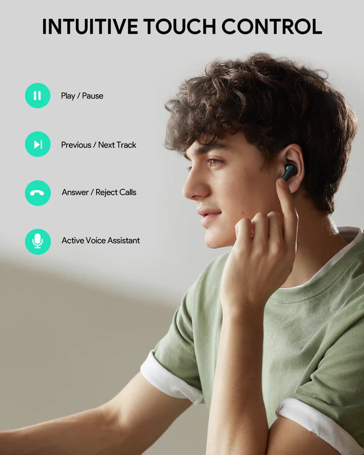 AUKEY EP-M1S earbuds intuitive touch controls