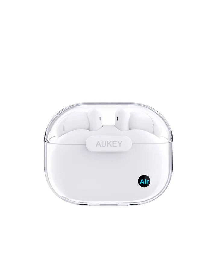 Aukey Move Air EP-M2 TWS earbuds with charging case white