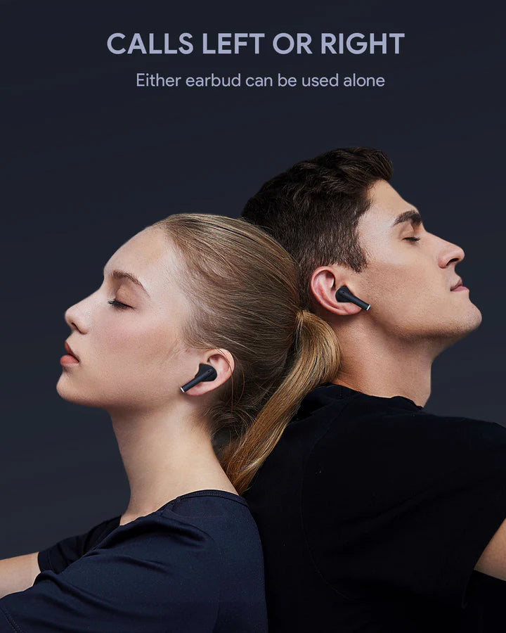 Aukey EP-M2 black earbuds independent left or right use
